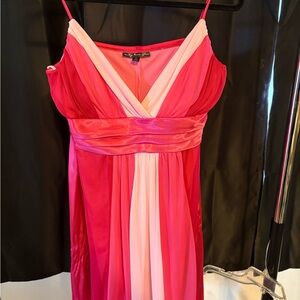 City Triangles Pink and Red Dress